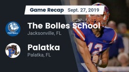 Recap: The Bolles School vs. Palatka  2019