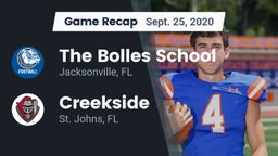 Recap: The Bolles School vs. Creekside  2020