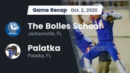Recap: The Bolles School vs. Palatka  2020
