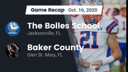 Recap: The Bolles School vs. Baker County  2020