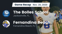 Recap: The Bolles School vs. Fernandina Beach  2020