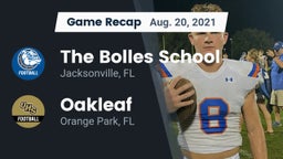 Recap: The Bolles School vs. Oakleaf  2021