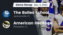 Recap: The Bolles School vs. American Heritage  2022