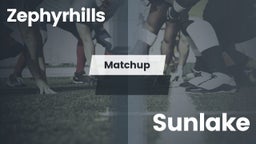 Matchup: Zephyrhills High vs. Sunlake  2016