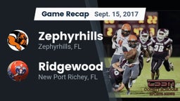 Recap: Zephyrhills  vs. Ridgewood  2017