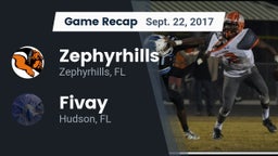 Recap: Zephyrhills  vs. Fivay  2017