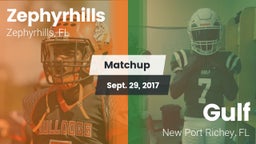 Matchup: Zephyrhills High vs. Gulf  2017