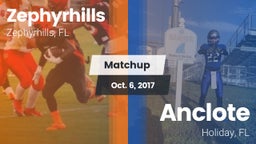 Matchup: Zephyrhills High vs. Anclote  2017