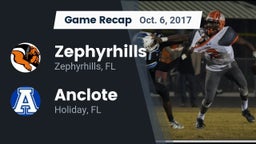 Recap: Zephyrhills  vs. Anclote  2017