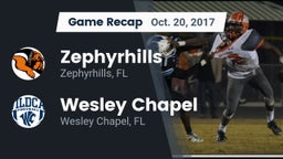 Recap: Zephyrhills  vs. Wesley Chapel  2017