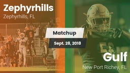 Matchup: Zephyrhills High vs. Gulf  2018