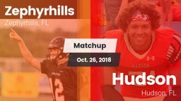 Matchup: Zephyrhills High vs. Hudson  2018