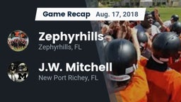 Recap: Zephyrhills  vs. J.W. Mitchell  2018