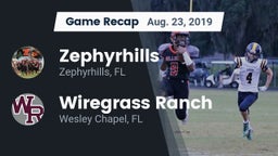 Recap: Zephyrhills  vs. Wiregrass Ranch  2019