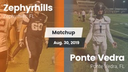 Matchup: Zephyrhills High vs. Ponte Vedra  2019