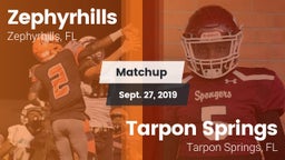 Matchup: Zephyrhills High vs. Tarpon Springs  2019