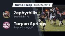 Recap: Zephyrhills  vs. Tarpon Springs  2019