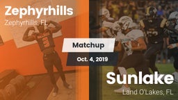 Matchup: Zephyrhills High vs. Sunlake  2019