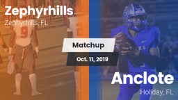 Matchup: Zephyrhills High vs. Anclote  2019