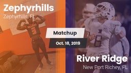 Matchup: Zephyrhills High vs. River Ridge  2019