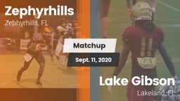Matchup: Zephyrhills High vs. Lake Gibson  2020