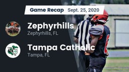 Recap: Zephyrhills  vs. Tampa Catholic  2020