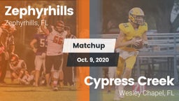 Matchup: Zephyrhills High vs. Cypress Creek  2020