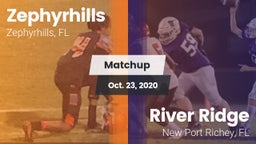 Matchup: Zephyrhills High vs. River Ridge  2020