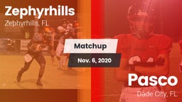 Matchup: Zephyrhills High vs. Pasco  2020