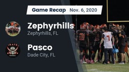 Recap: Zephyrhills  vs. Pasco  2020