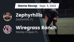 Recap: Zephyrhills  vs. Wiregrass Ranch  2022