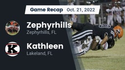 Recap: Zephyrhills  vs. Kathleen  2022