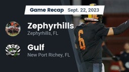 Recap: Zephyrhills  vs. Gulf  2023