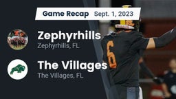 Recap: Zephyrhills  vs. The Villages  2023
