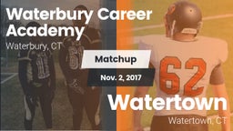 Matchup: Waterbury Career Aca vs. Watertown  2016