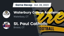 Recap: Waterbury Career Academy vs. St. Paul Catholic  2023