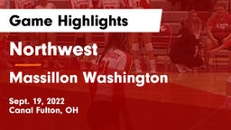 Northwest  vs Massillon Washington  Game Highlights - Sept. 19, 2022