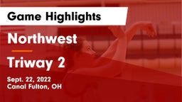 Northwest  vs Triway 2 Game Highlights - Sept. 22, 2022