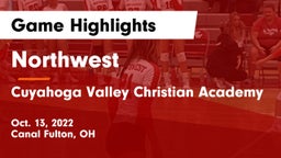 Northwest  vs Cuyahoga Valley Christian Academy  Game Highlights - Oct. 13, 2022