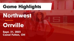 Northwest  vs Orrville  Game Highlights - Sept. 21, 2023