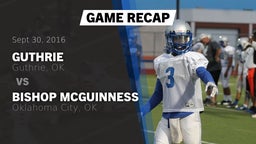 Recap: Guthrie  vs. Bishop McGuinness  2016