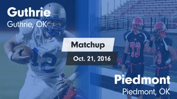 Matchup: Guthrie  vs. Piedmont  2016