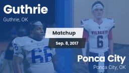 Matchup: Guthrie  vs. Ponca City  2017