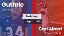 Matchup: Guthrie  vs. Carl Albert   2017