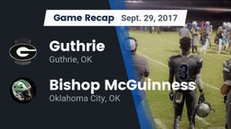 Recap: Guthrie  vs. Bishop McGuinness  2017