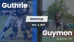 Matchup: Guthrie  vs. Guymon  2017