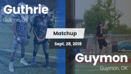 Matchup: Guthrie  vs. Guymon  2018