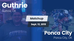 Matchup: Guthrie  vs. Ponca City  2019