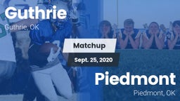 Matchup: Guthrie  vs. Piedmont  2020