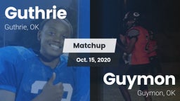 Matchup: Guthrie  vs. Guymon  2020